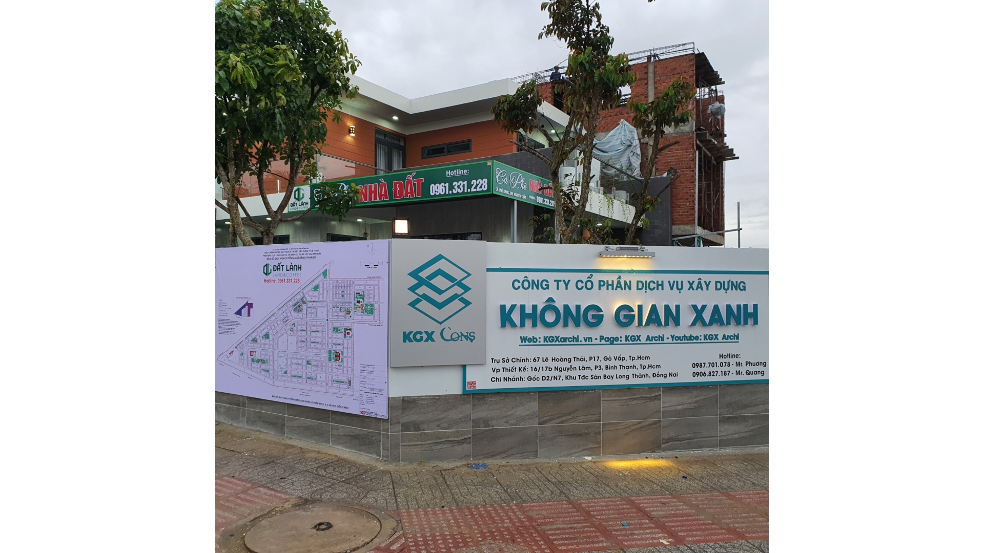 Thi công Văn Phòng Cty Đất Lành 